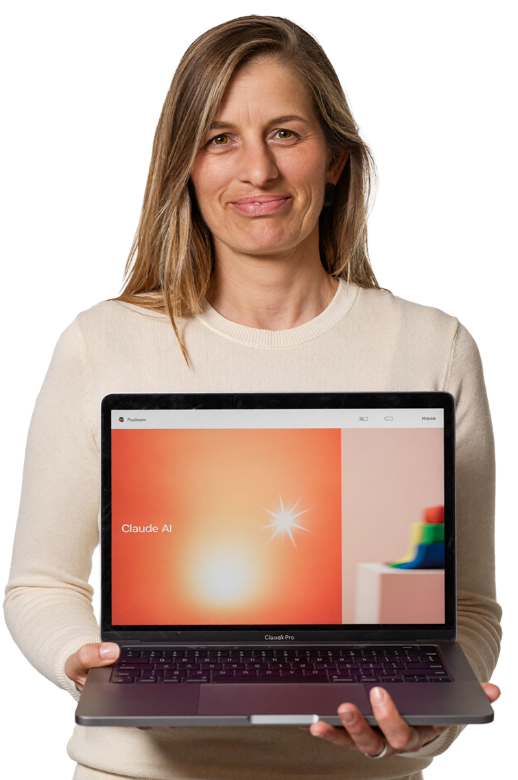 Elke Greß baut mit Claude eine Webseite